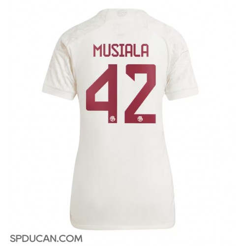 Zenski Nogometni Dres Bayern Munich Jamal Musiala #42 Rezervni 2023-24 Kratak Rukav